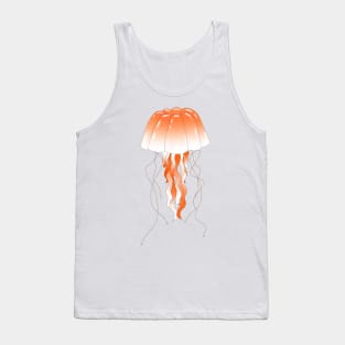 Orange Jellofish Tank Top